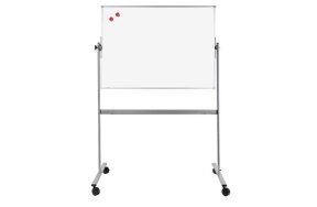 ΠΙΝΑΚΑΣ ΛΕΥΚΟΣ ΜΑΓΝΗΤΙΚΟΣ ΤΡΟΧΗΛΑΤΟΣ 90x120cm